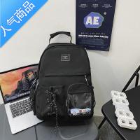 封后书包女大学生设计感小众2021年新款大容量背包高中初中生双肩包男学生书包