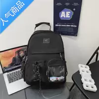 封后书包女大学生设计感小众2021年新款大容量背包高中初中生双肩包男学生书包