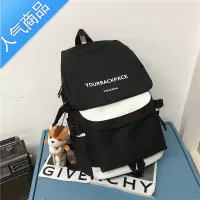 封后ins风书包女韩版原宿ulzzang高中学生百搭大容量背包男初中双肩包学生书包