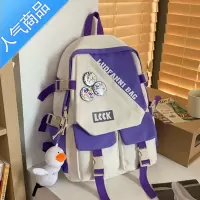 封后2022新款书包女ins中学生高中背包少女夏季旅行潮酷大学生双肩包学生书包