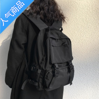 封后潮牌工装大容量书包女韩版高中原宿ulzzang大学生双肩包百搭男背学生书包