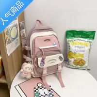 封后女生书包小学生三到五六年级大容量初中生中学少女轻便防水双肩包学生书包