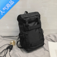 封后潮牌双肩包男大容量背包简约休闲旅行包防水运动户外旅游登山包旅行包男女