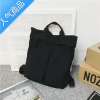封后ins超火背包古着感少女双肩包2022韩版新款帆布旅行背包女休闲包