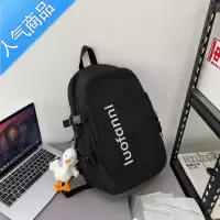 封后大学生书包女韩版原宿ulzzang高中大容量16寸电脑背包简约双肩包