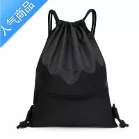 封后抽绳束口袋双肩包防泼水运动背包学生足球篮球包大容量健身定制包