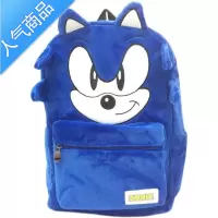 封后2022新款音速小子双肩包大容量克莱因蓝背包卡通动漫可爱学生书包