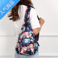 封后女胸包多用印花旅行多双肩包女迷你休闲尼龙布包小巧背包女士