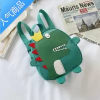 封后幼儿园小书包女2021新款卡通可爱小恐龙双肩背包宝宝迷你帆布背包书包学生