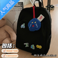 封后书包女原创小众高中大学生设计感背包女生中学生简约初中生双肩包书包学生