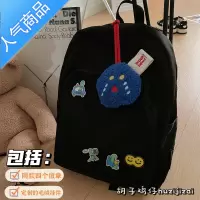 封后书包女原创小众高中大学生设计感背包女生中学生简约初中生双肩包书包学生