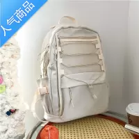 封后书包韩版原宿ulzzang日系女高中大学生简约背包设计感小众双肩包书包学生
