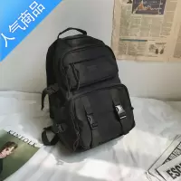 封后书包女韩版高中大学生简约百搭大容量背包旅行包男ins休闲双肩包旅行包男女
