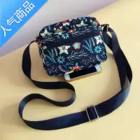 封后妈妈零钱钥匙小布包2022新款老年人斜挎包中年女包奶奶单肩帆布包女斜挎包