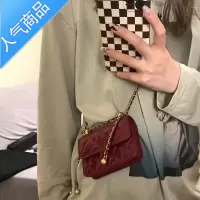 封后包包女ins小众斜挎包2022新款菱格链条包学生时尚百搭迷你小挎包女斜挎包