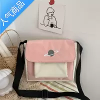 封后ins小包包女2022新款潮韩版单肩斜跨包百搭学生原宿ulzzang帆布包女斜挎包