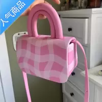 封后包包女夏上新2022新款潮手提小方包斜挎包粉色陶陶包高质感包青年女斜挎包