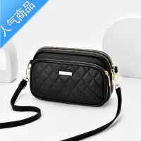 封后中年女包妈妈背包妇女士多层斜挎包大容量软皮包做生意收钱买菜包女斜挎包