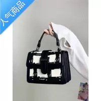 封后感包包女包2022新款小方包时尚涂鸦手提包小众百搭单肩斜跨包女斜挎包