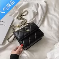 封后迷你小包斜挎包女百搭ins菱格链条小方包2022新款质感手机包女斜挎包