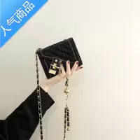 封后今年流行迷你小包包女2022新款夏季菱格链条感单肩斜挎小方包女斜挎包