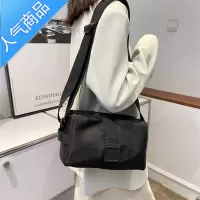 封后牛津布斜挎包时尚运动健身包女小号休闲红色包包单肩通勤吐司包女斜挎包