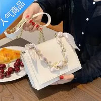 封后超火小包包女包2021新款潮夏季百搭白色链条包时尚小众单肩斜挎包女斜挎包