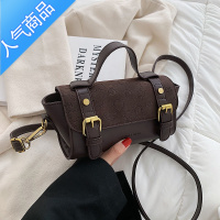 封后质感斜挎小包女小众设计单肩2021新款夏季复古手提剑桥邮差包女斜挎包