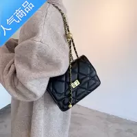 封后质感今年流行包包2021新款潮洋气小众设计ins链条黑斜挎包女女斜挎包