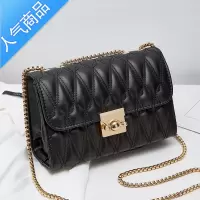 封后韩版时尚包包女2022新款单肩斜挎感春夏网红菱格链条小方包潮女斜挎包