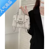 封后小众设计质感凯莉包包女复古流苏乞丐包手提单肩斜挎小方包女斜挎包