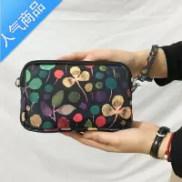封后放手机的小包女妈妈款斜挎三层单肩包2022新款迷你防水尼龙零钱包女斜挎包