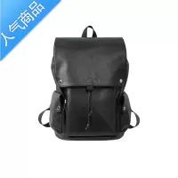 封后 studio潮牌皮质双肩包男大学生大容量书包男士休闲电脑背包书包学生