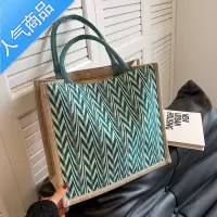 封后高中生大容量帆布手提包女ins时尚通勤托特包大学生上课单肩女包
