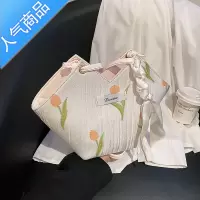 封后大容量包包女2022夏季新款韩系百搭ins单肩大包大学生通勤托特包女包