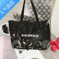 封后时尚潮流透明大包包女新款夏季大容量托特包休闲沙滩手提包购物袋