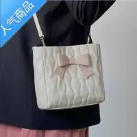 封后 2022小众设计新款女包百搭蝴蝶结腋下包学生单肩斜挎托特包
