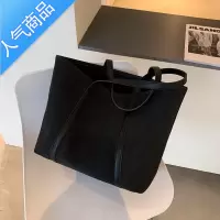 封后感大包包2022新款夏季大容量帆布托特包女百搭手提单肩包小众