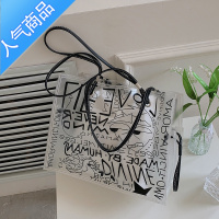 封后透明大包包女2022新款潮时尚女包夏季大容量托特包百搭果冻单肩包