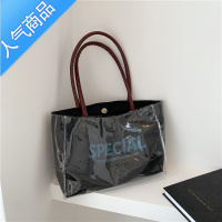 封后网红果冻透明包包女2022新款流行大容量单肩托特包百搭时尚手提包