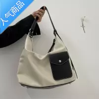 封后夏季大学生上课通勤大容量包包女2022新款时尚质感单肩腋下托特包女包