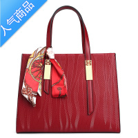 封后美雅高红色质感婚包女2022新娘款大气容量妈妈包结婚包中年斜挎包