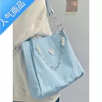 封后包包女2022新款小众设计珍珠链条手提包通勤百搭大容量单肩托特包
