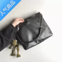 封后通勤大容量包包女2022新款潮复古大学生上课包百搭单肩斜挎托特包女包