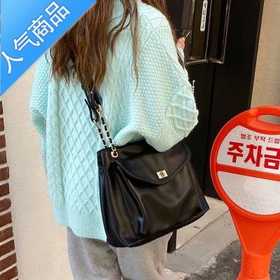 封后百搭ins斜挎包女包包2022秋冬新款潮时尚托特包大容量单肩流浪包