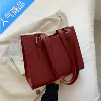 封后红色新娘包包女包2022新款腋下包大容量托特包百搭质感单肩手提包