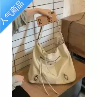 封后韩版2022夏季新款软皮托特包甜酷风单肩斜挎包女大容量通勤腋下包