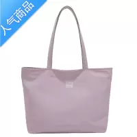 封后小清新大容量托特包女包尼龙轻便单肩包文艺简约学生上课包帆布包