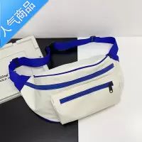 封后胸包女生邮差工装腰包休闲港风学生帆布包大容量斜挎包男单肩包夏