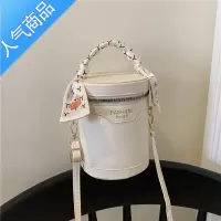 封后小众流行小包包女2022夏季新款潮百搭斜挎包时尚手提圆筒包水桶包